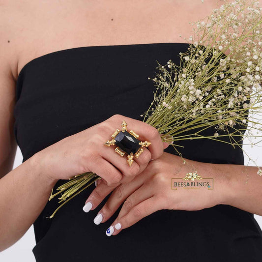 Black-party-statement-ring