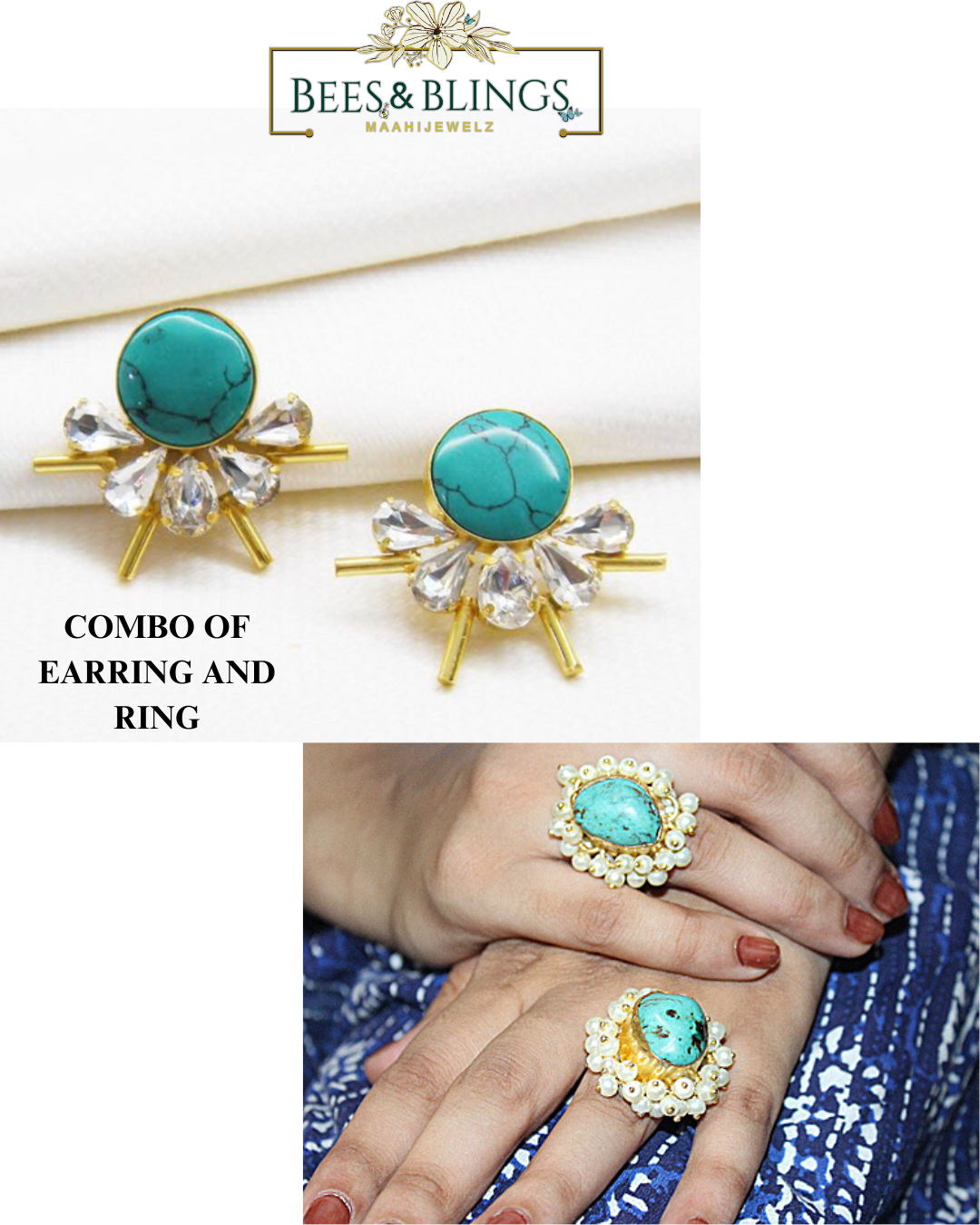 EARRING-RING COMBO