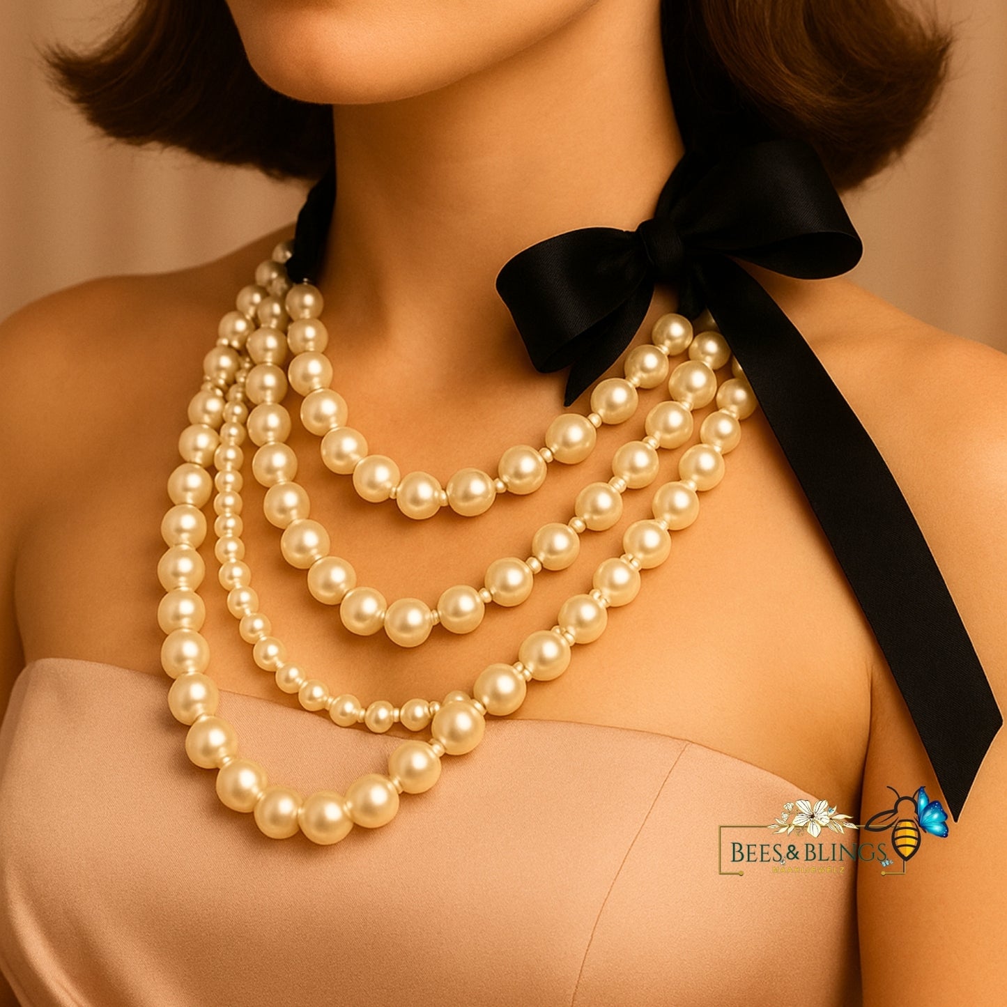 layered pearl necklace