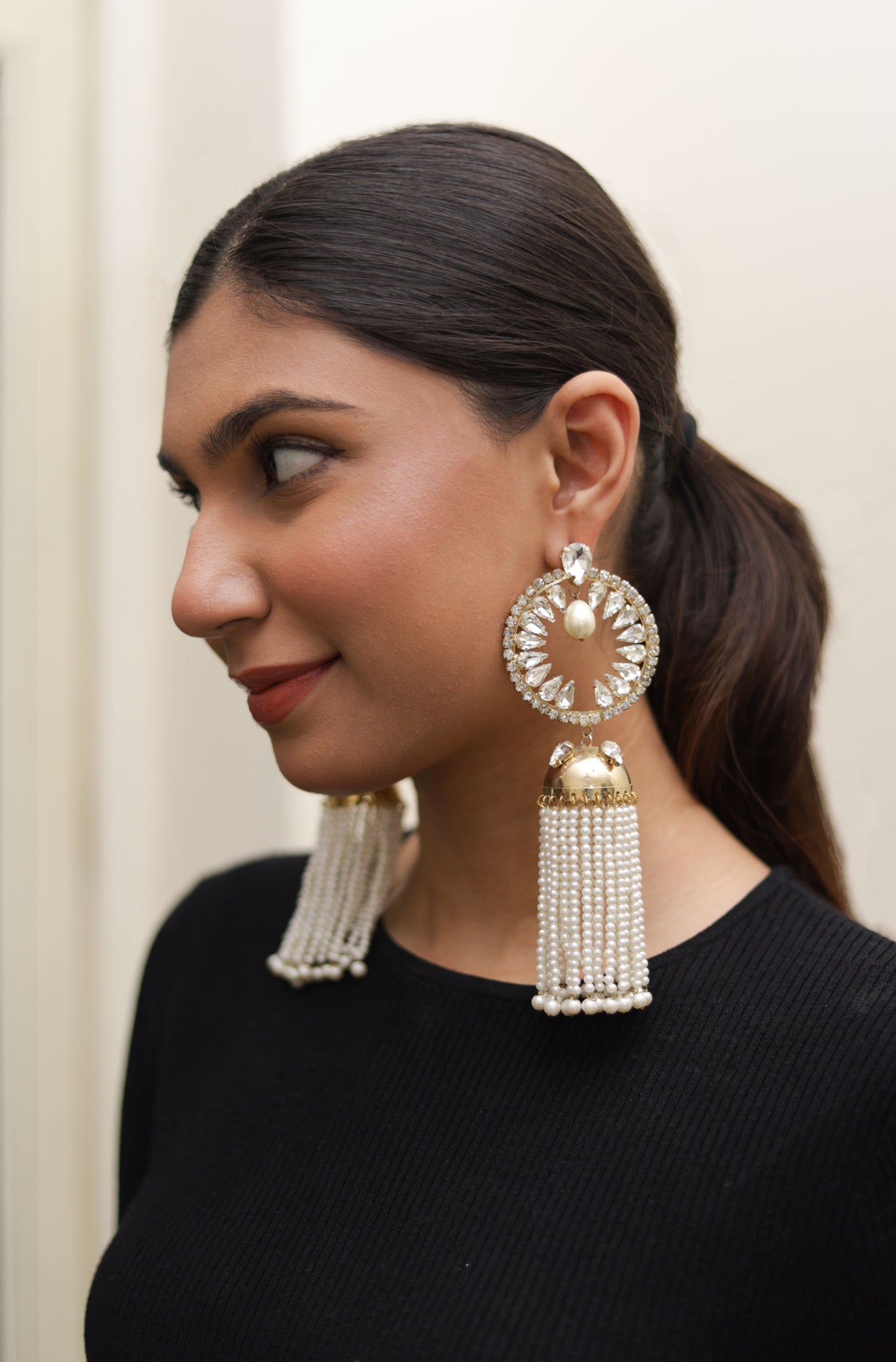 long-pearl-party-jhumkas