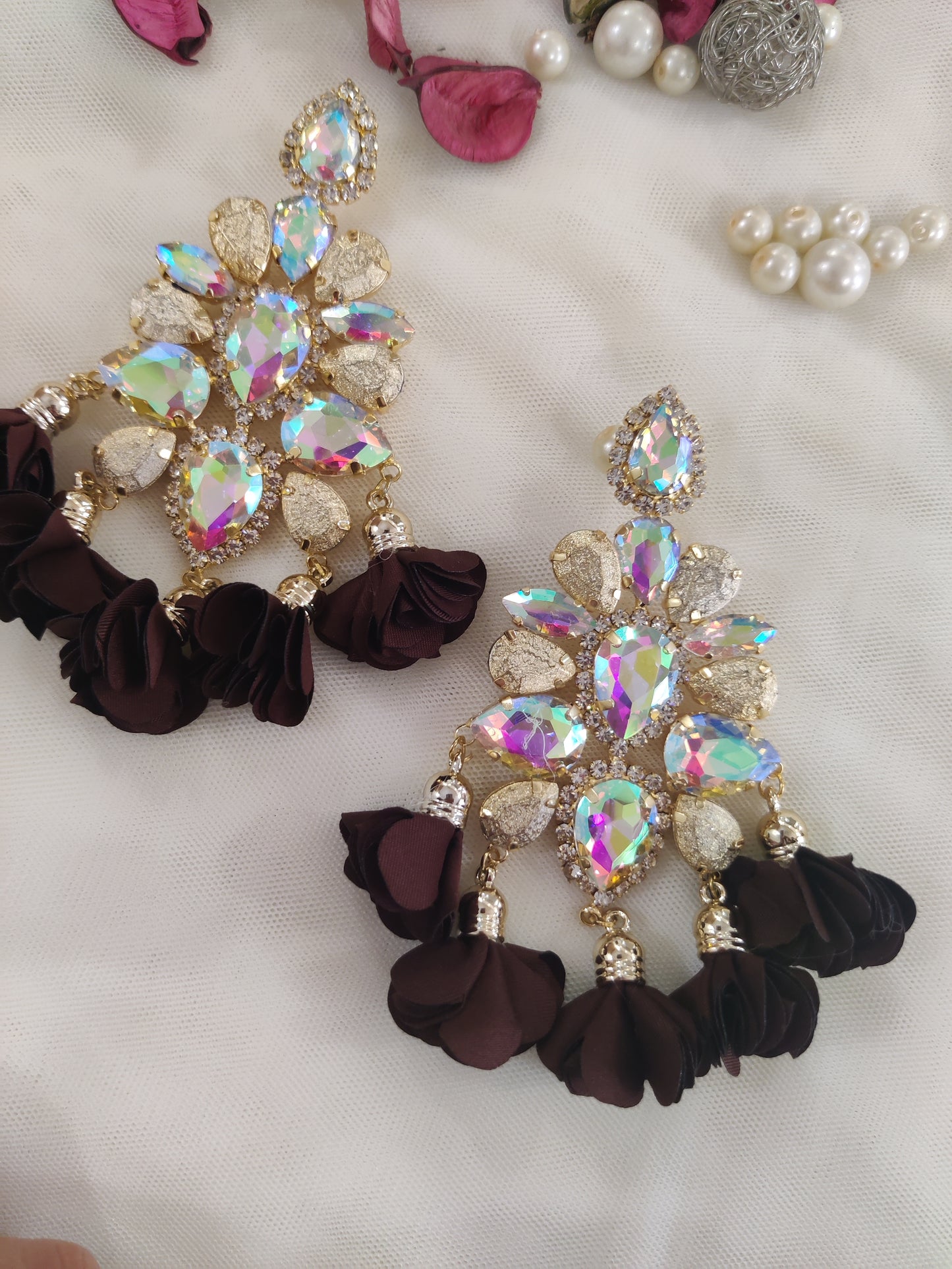 multicolor-floral-party-earrings