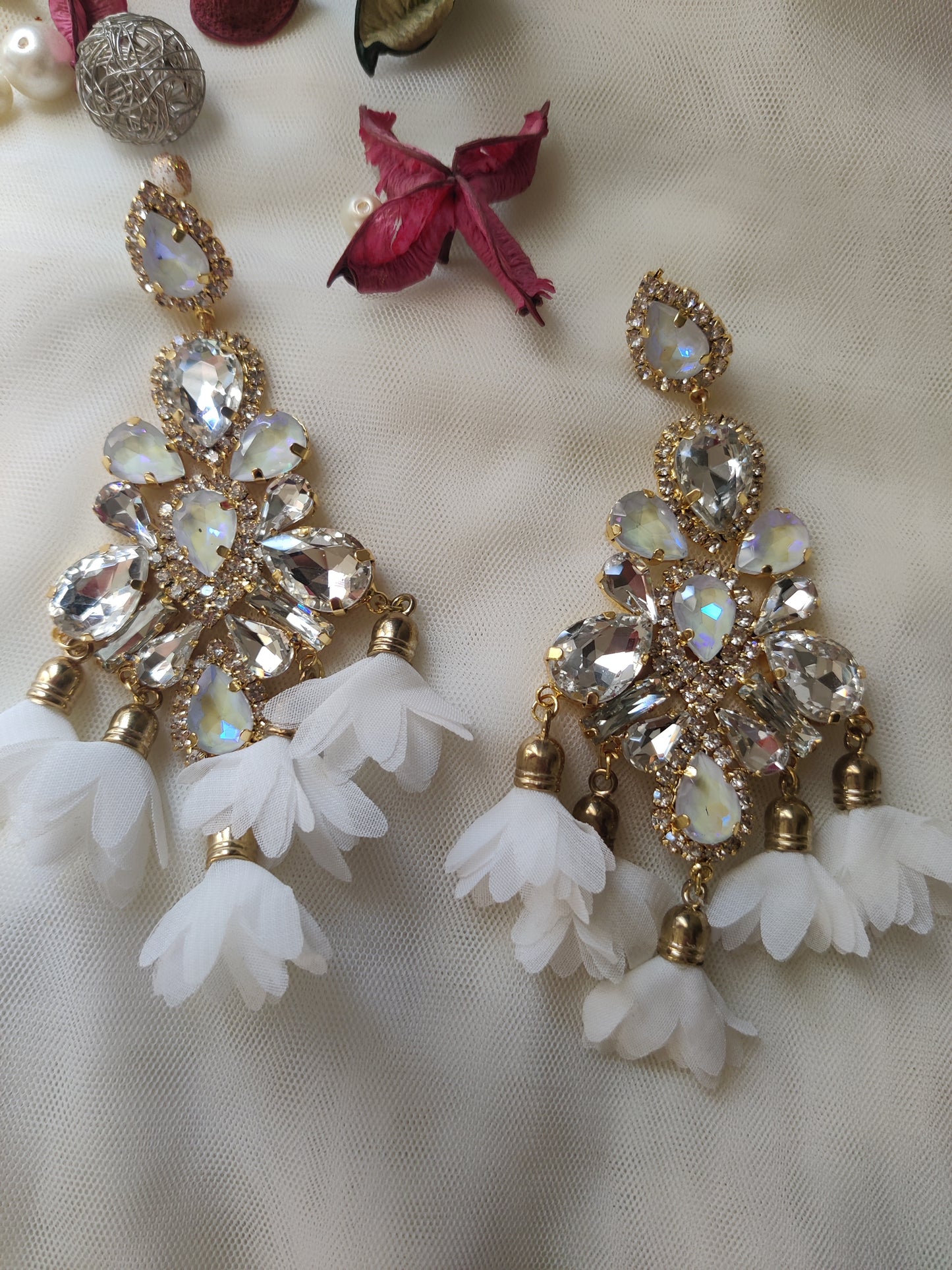 multicolor-floral-party-earrings