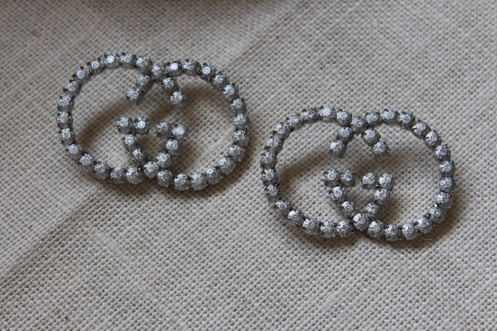 SILVER ROUND STUDS EARRINGS