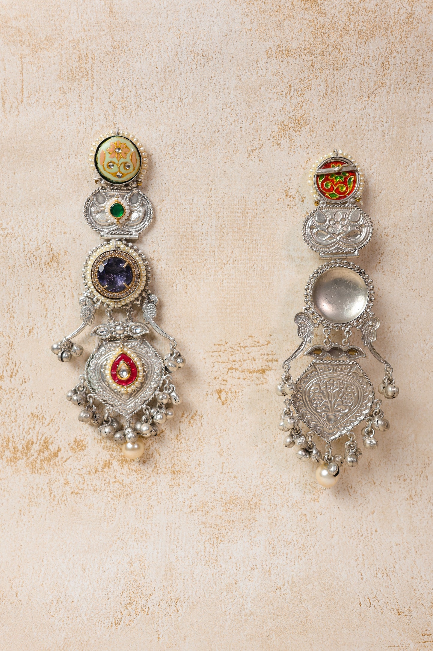 silver-silsila-wedding-jhumkas