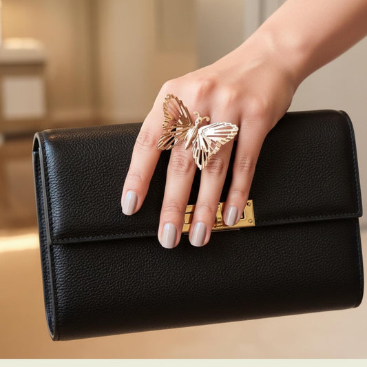 Golden Butterfly Ring