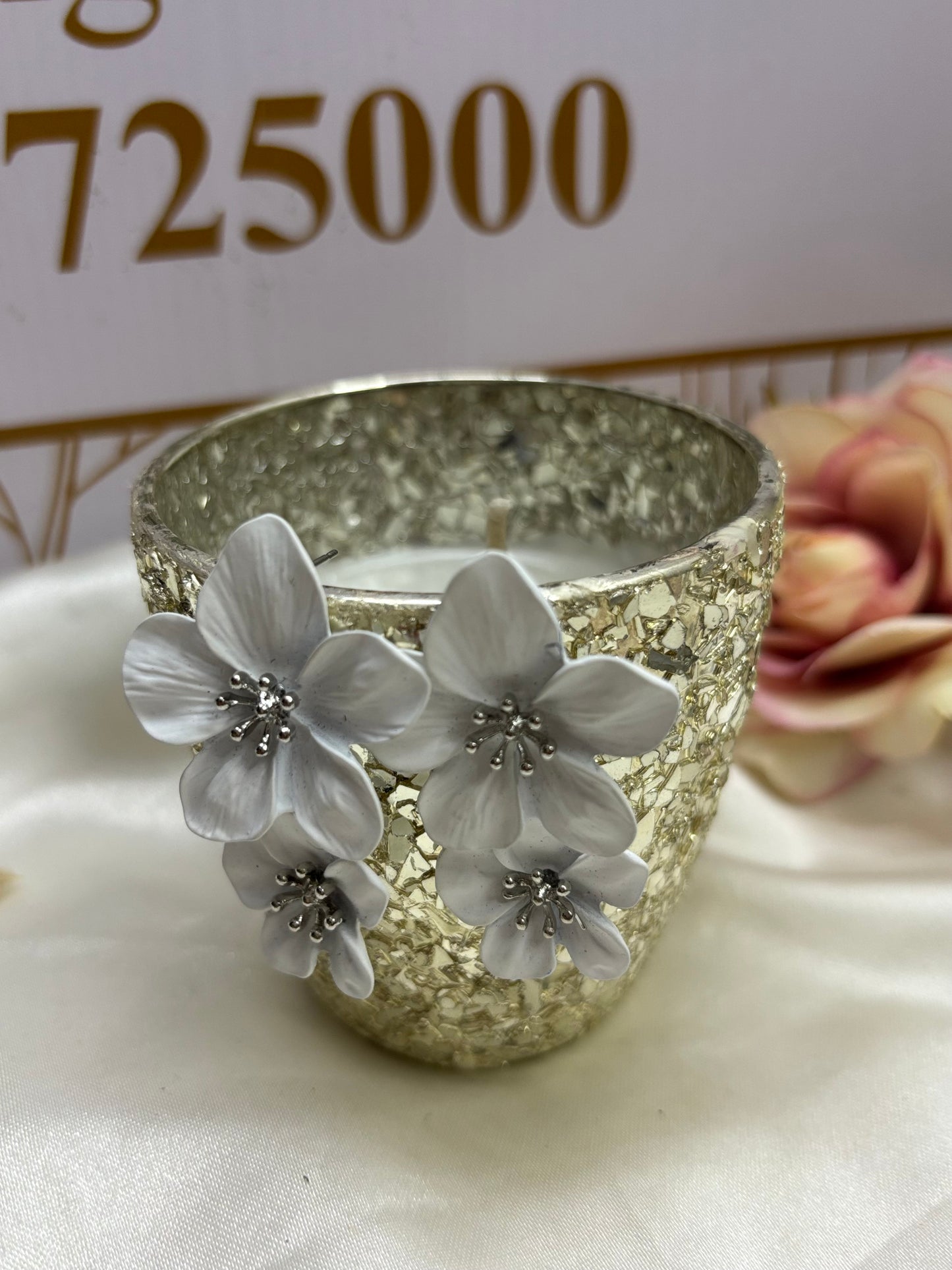 Handmade Flower Statement Earrings
