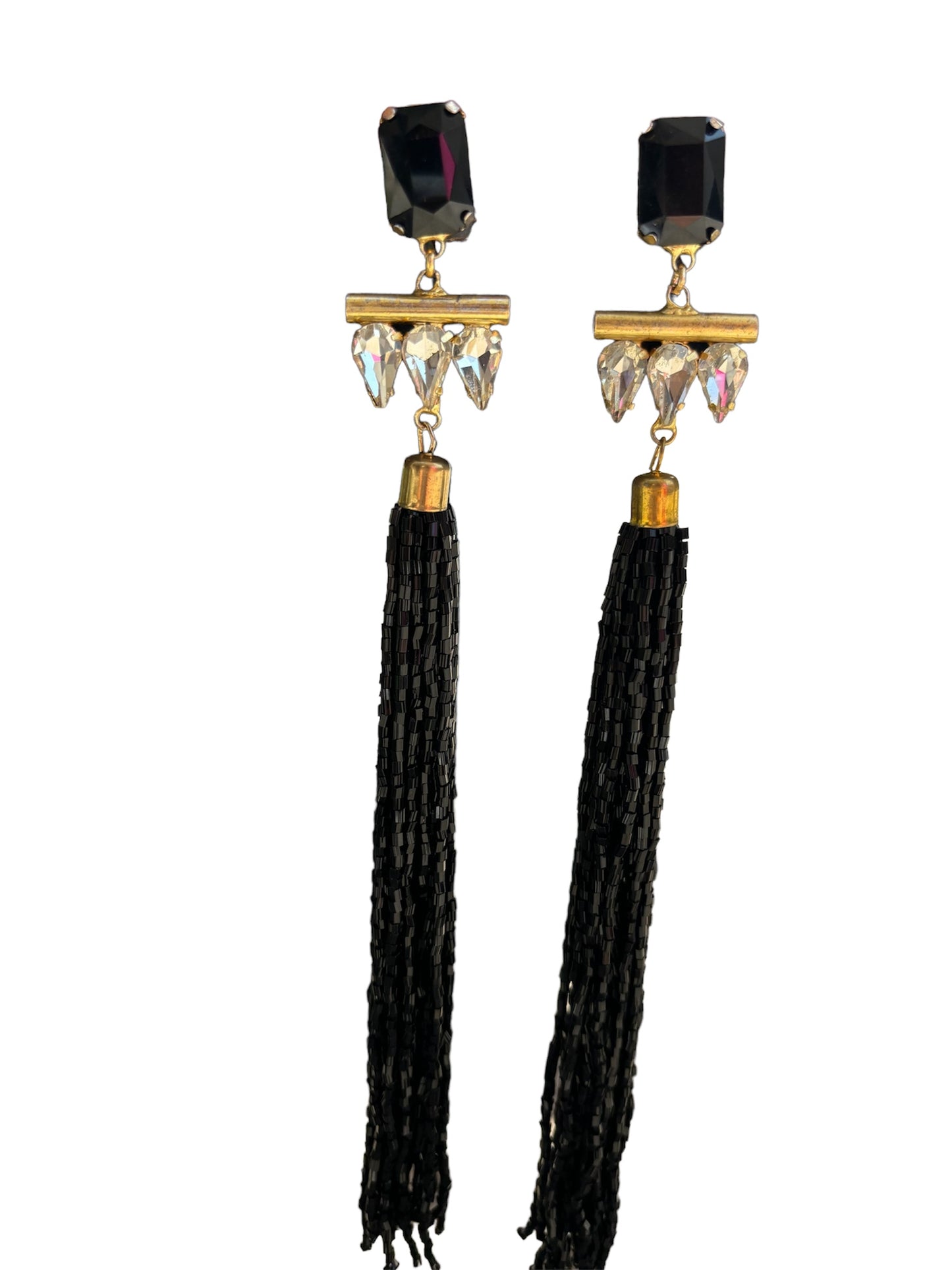 long-tassel party-earrings