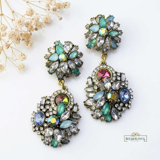 Sparkling Party Drop Earrings