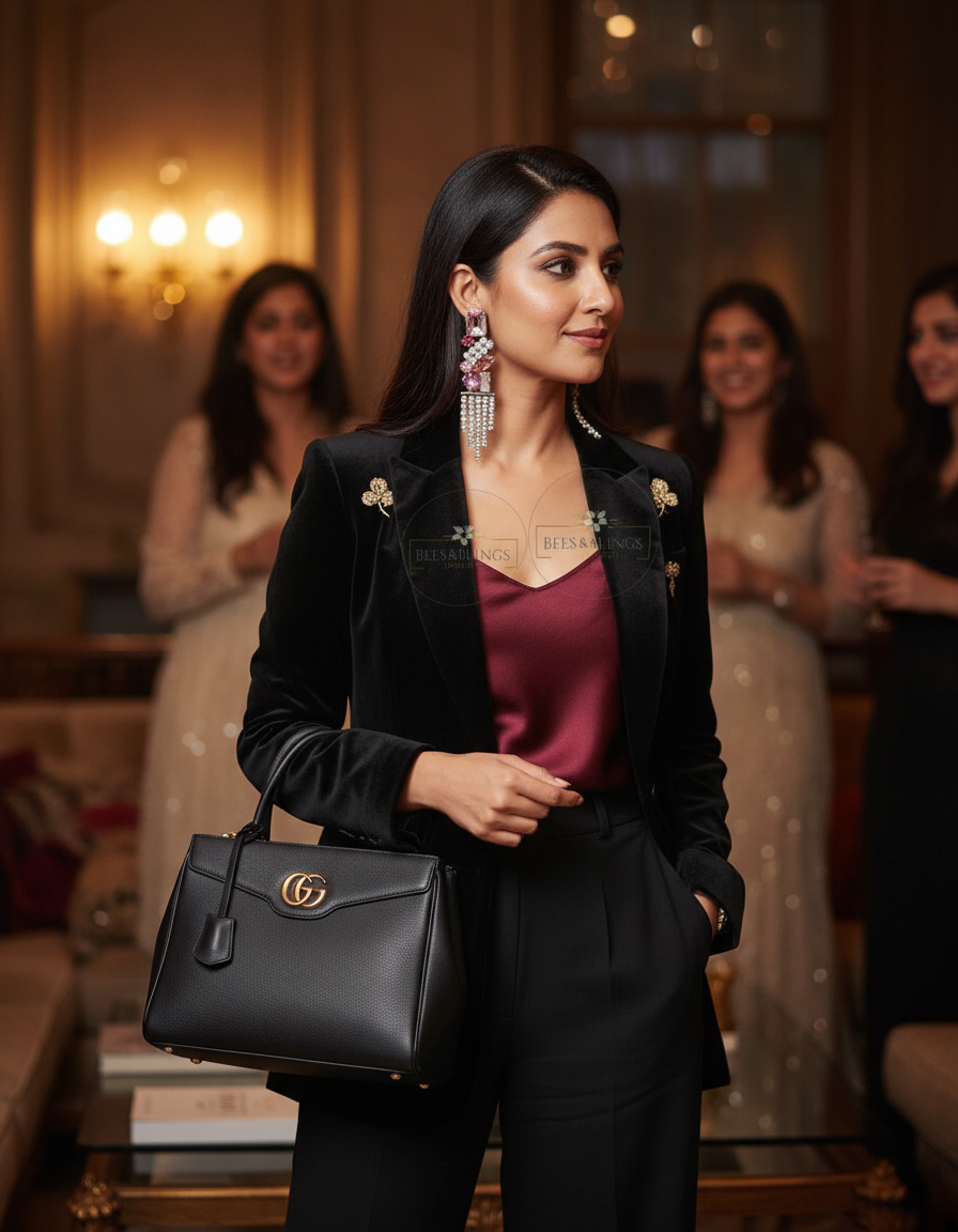 green party statement earrings