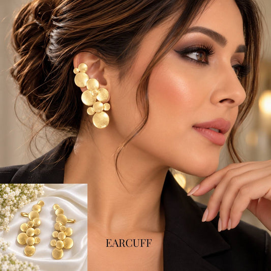 Gold-Plated Statement Ear Cuff