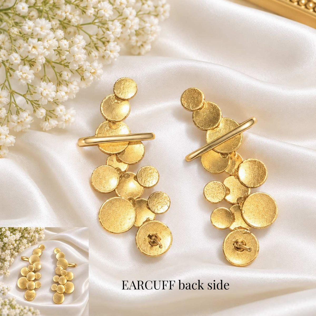 Gold-Plated Statement Ear Cuff