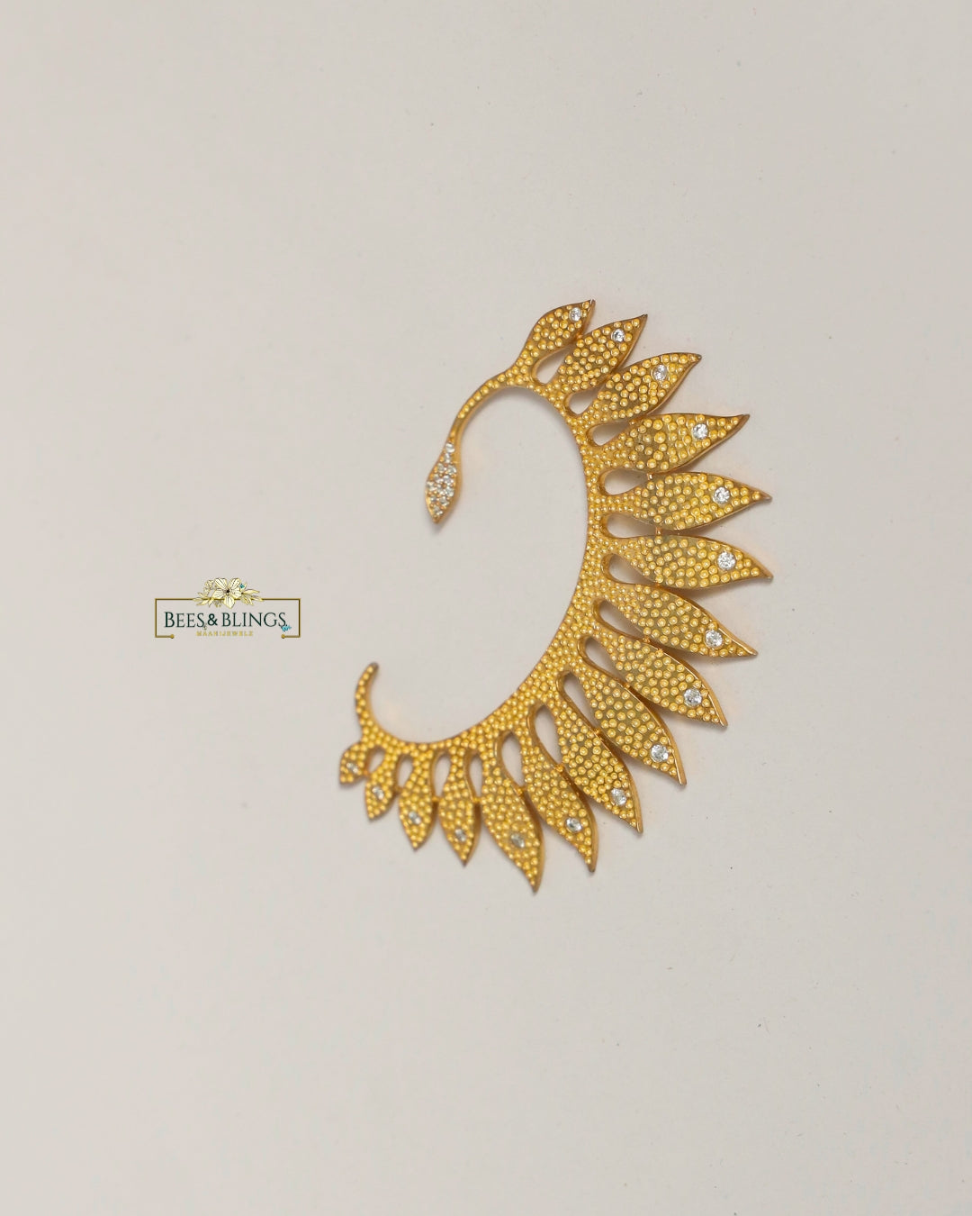 gold plated ear cuff