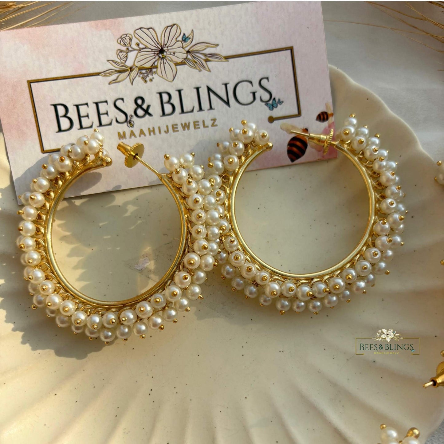 golden-pearl-hoops-casual-earrings