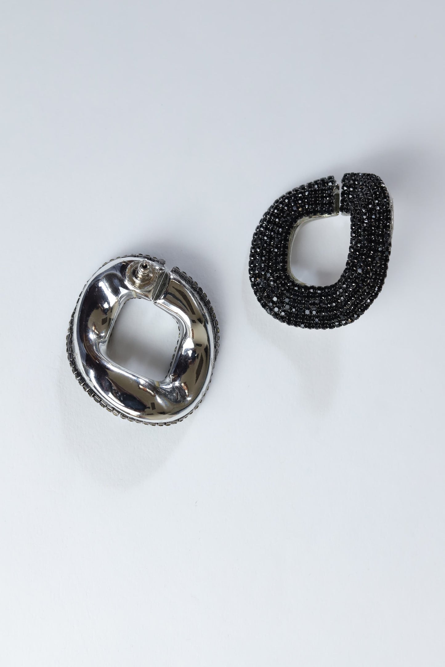 black-party-statement -earrings