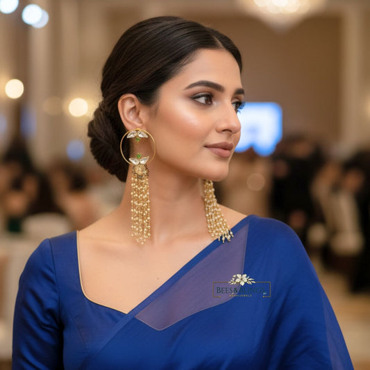 pearl-tassel-earrings