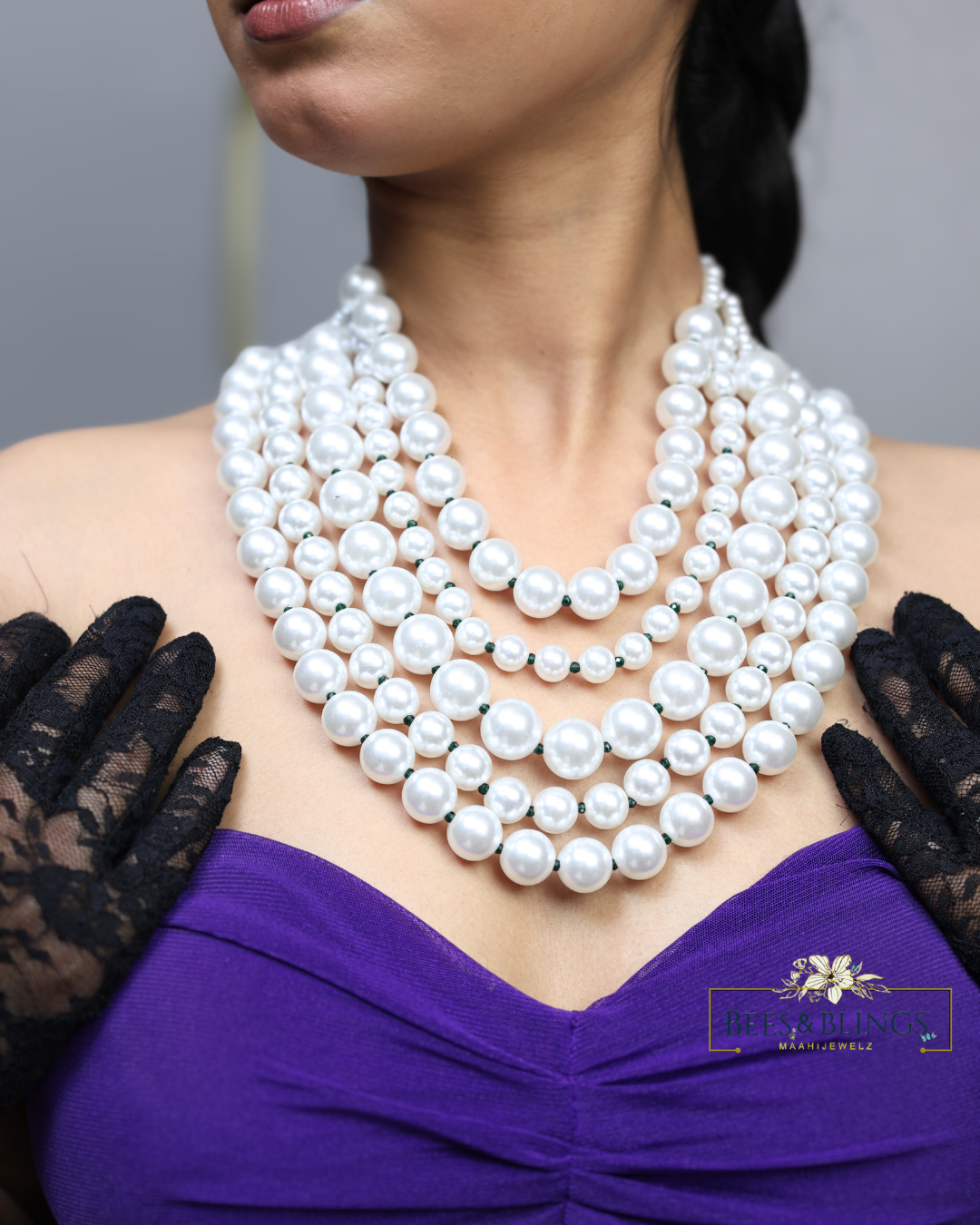 layered pearl necklace