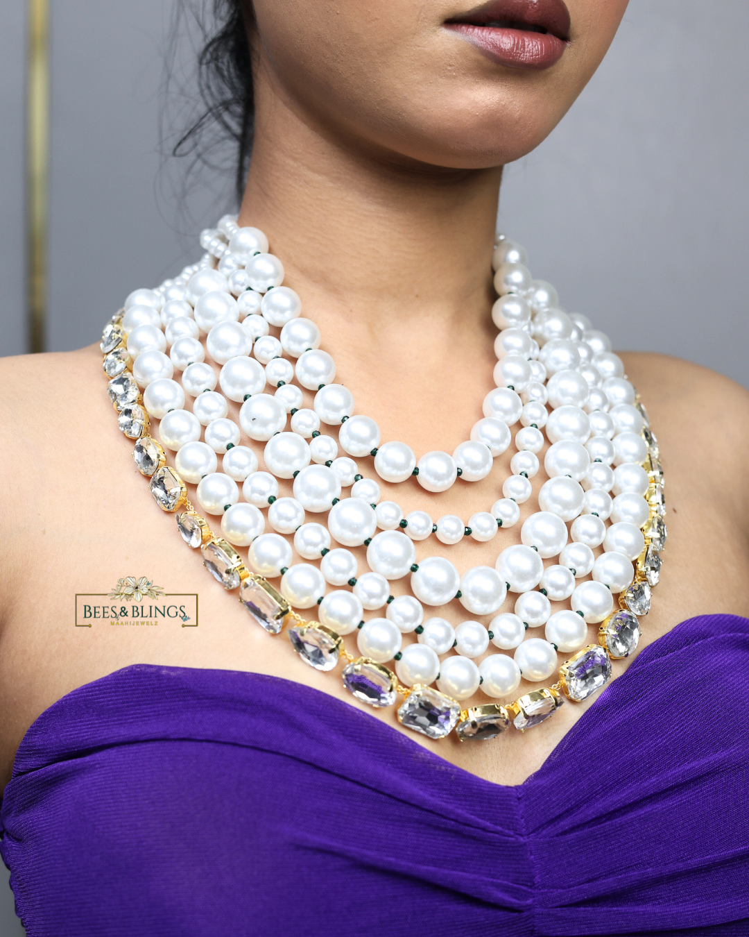 layered pearl necklace