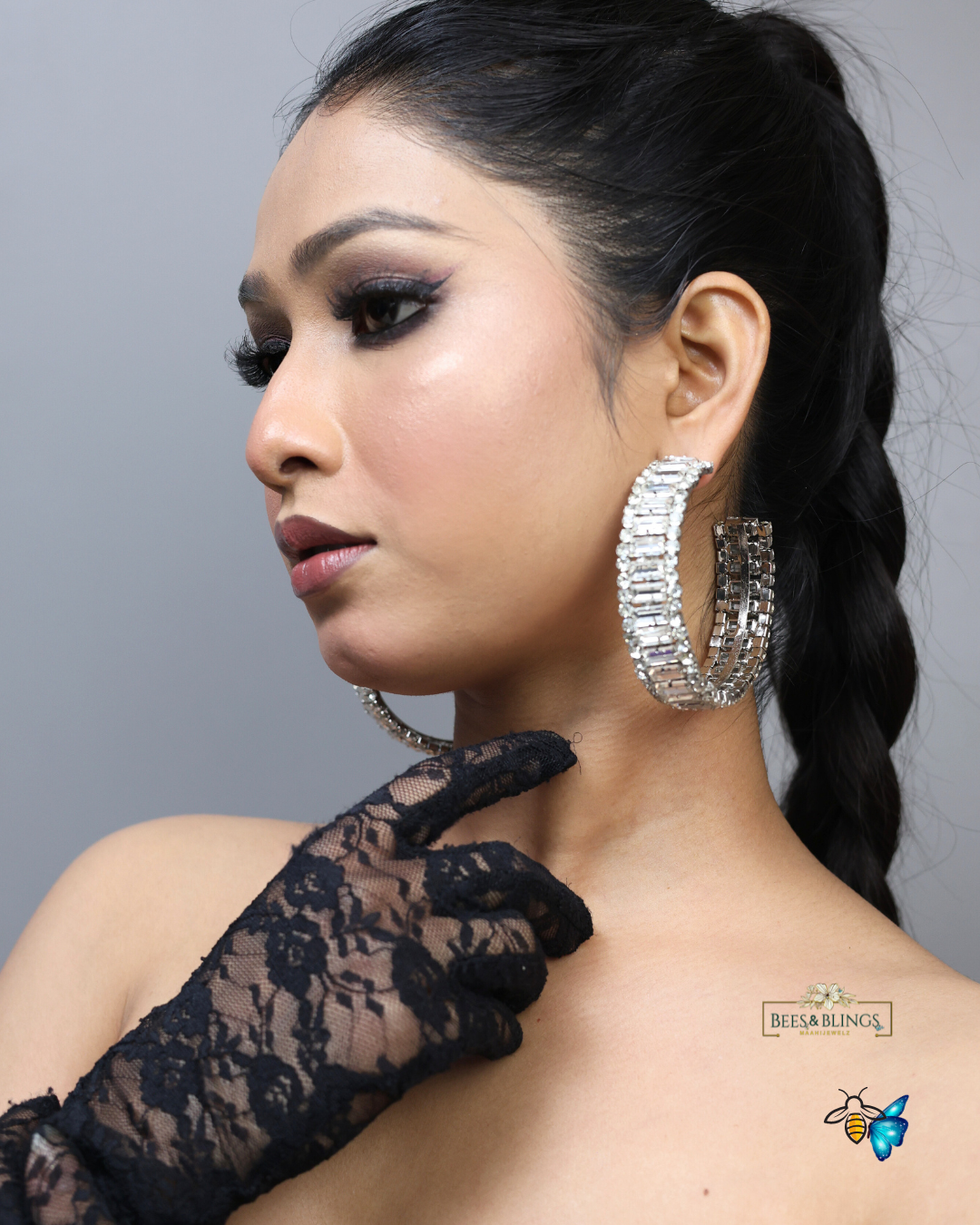 Silver-Party-Statement-Hoops
