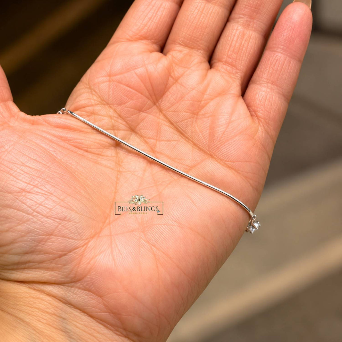 Crystal Leaf Palm Ring – Statement Hand Harness