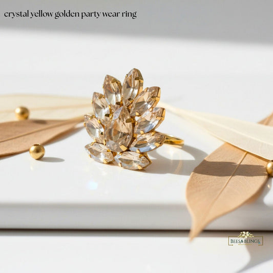 yellow-floral-party-ring
