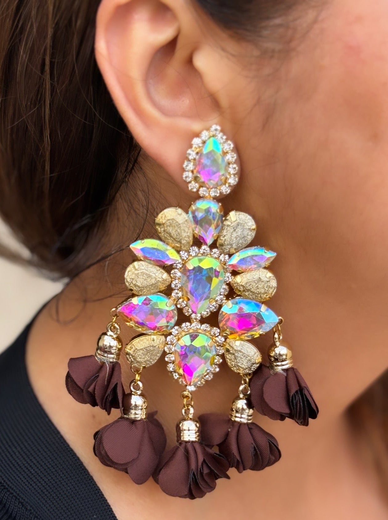 multicolor-floral-party-earrings