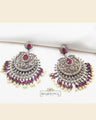 AD-mehroon-Chandelier-jhumki-Earrings