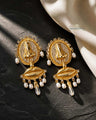 Gold Pearl  Nose Statement  Earrings