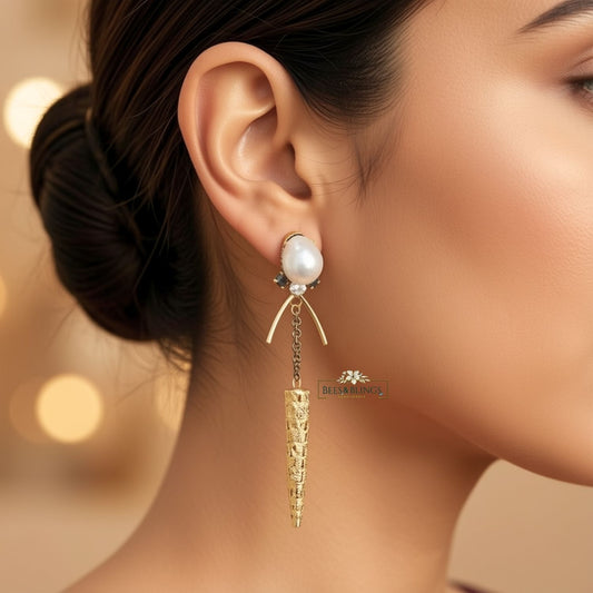 golden-pearl-party-earrings