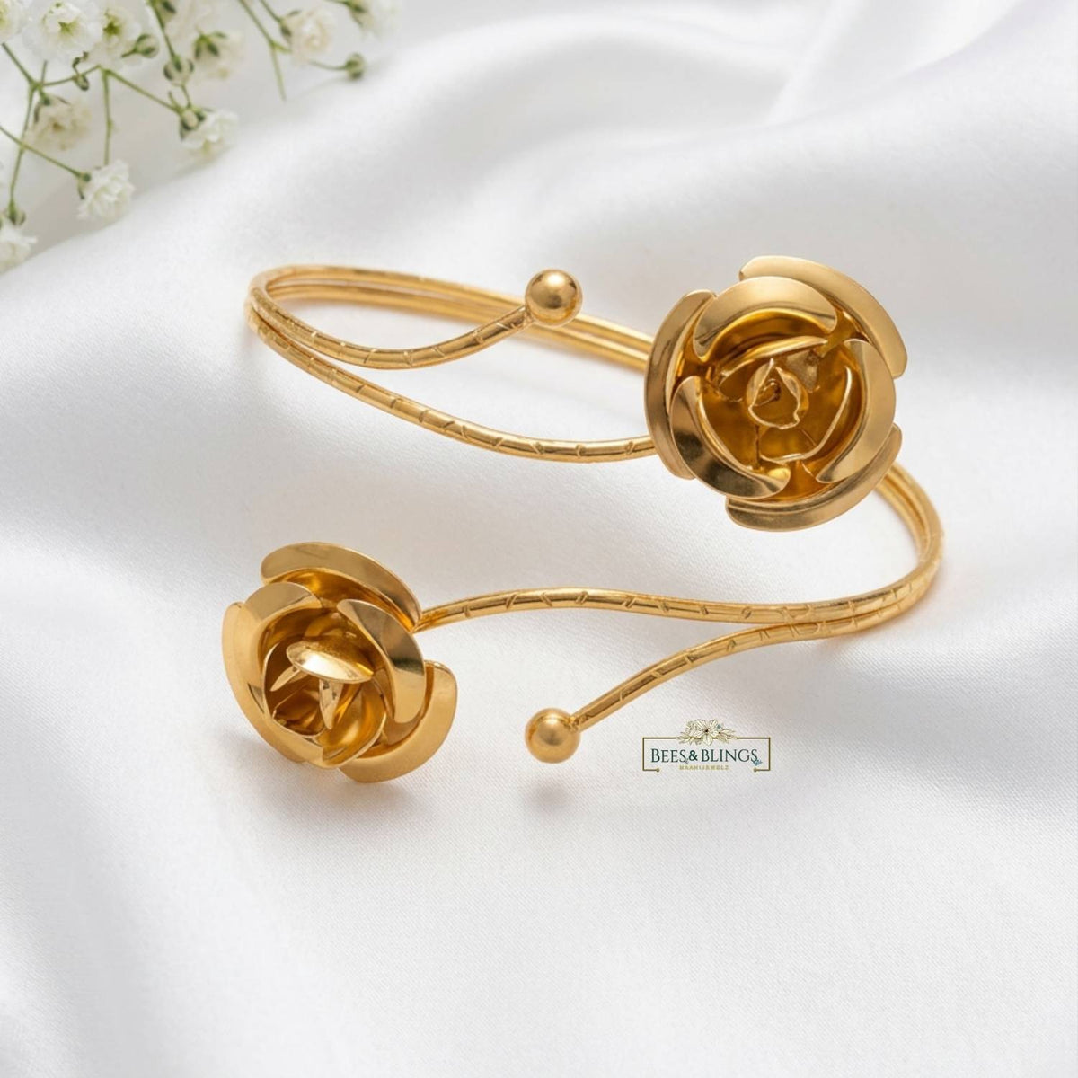 Golden Rose Arm Cuff