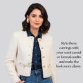 Gold-Plated-Floral-Statement-studss