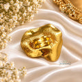 Golden Evil Eye Statement Ring