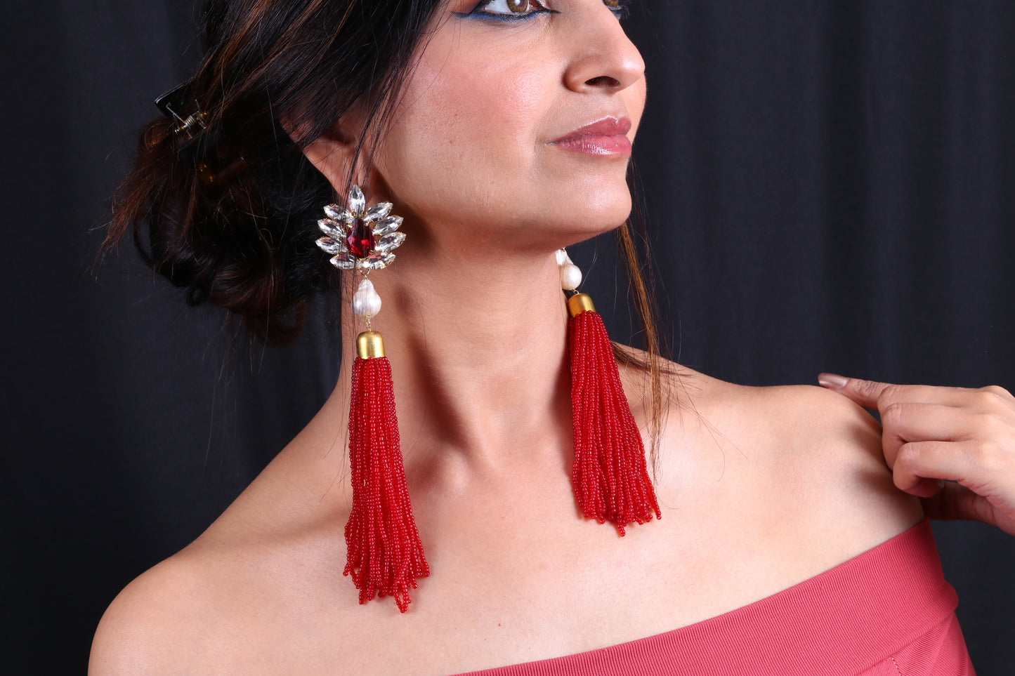 Tassel-long-earrings
