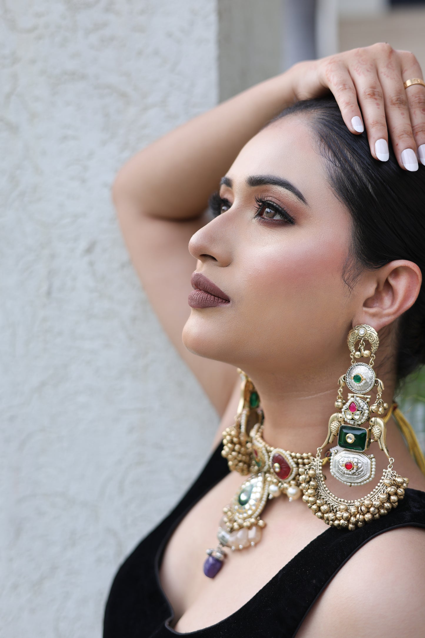 golden-brass-Diva-jhumkas (DIVA JHUMKAS)