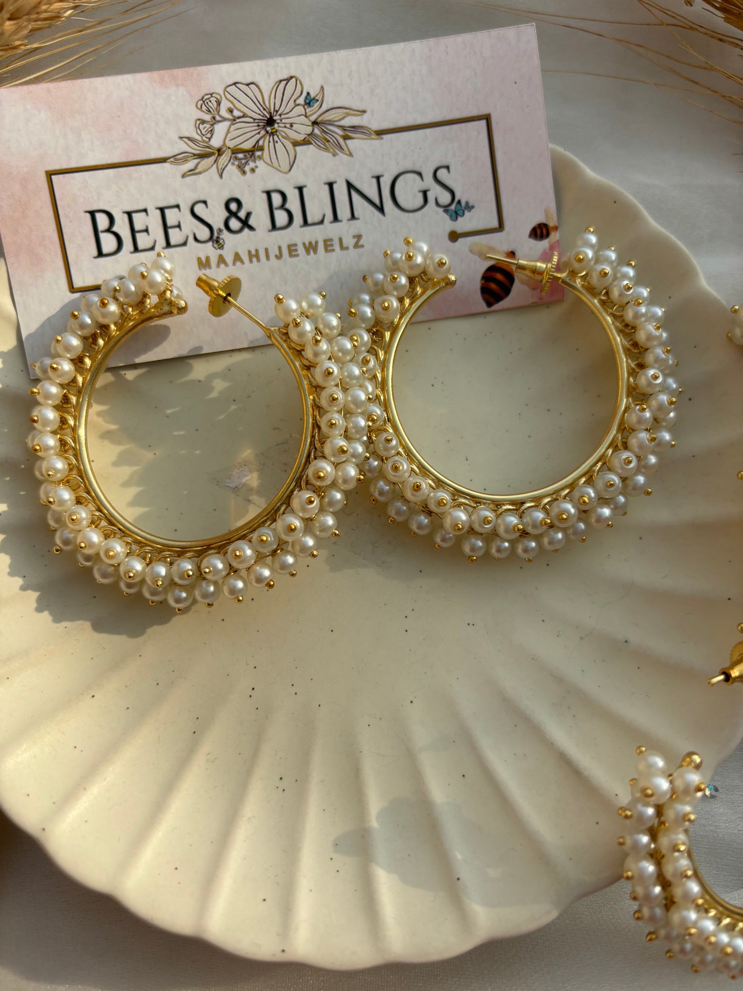 goldplated-pearl-hoop-earrings