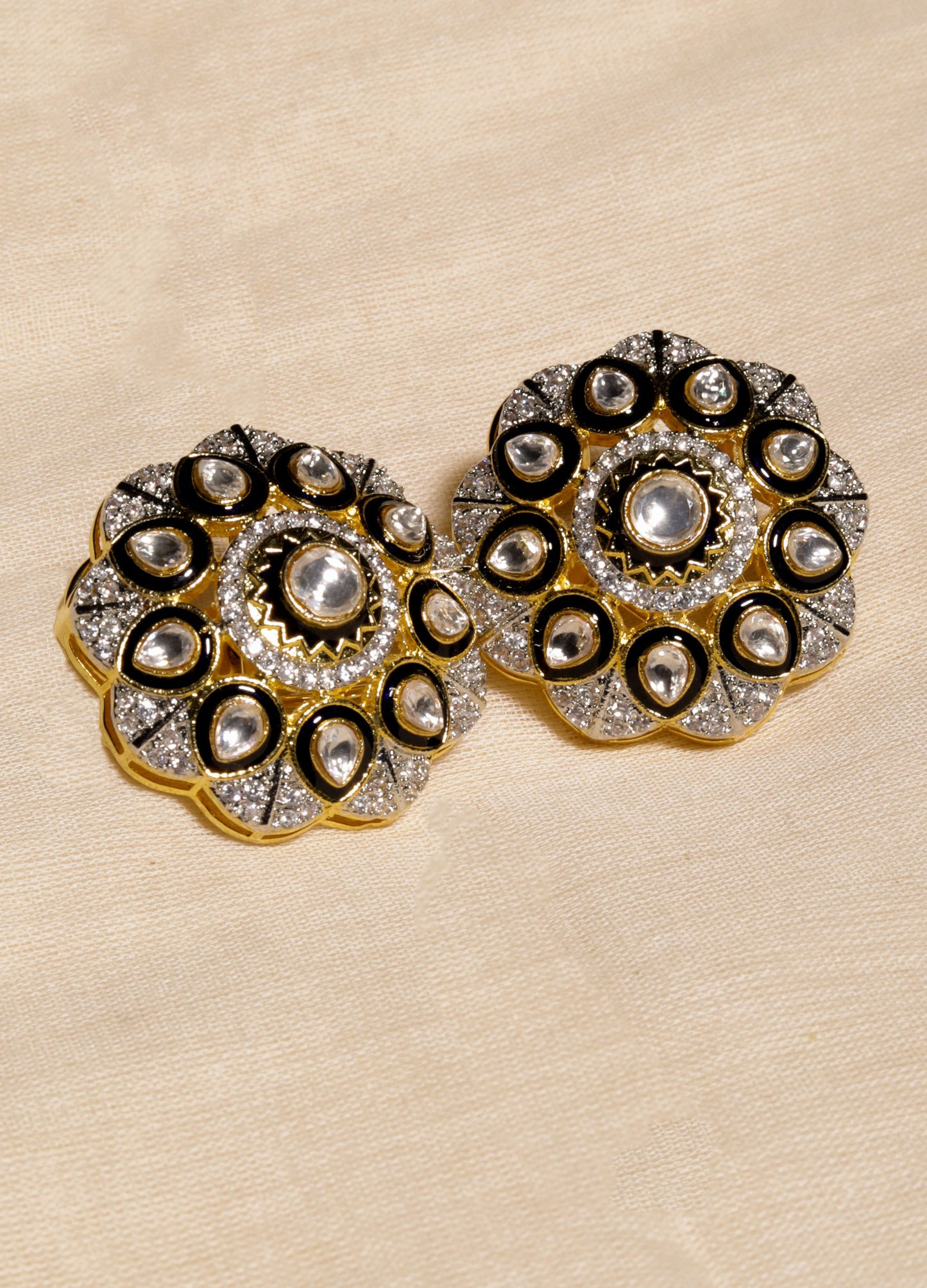 mossoinate kundan studs