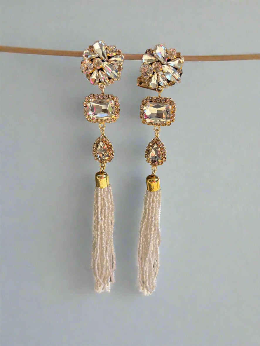 long-tassel party-earrings