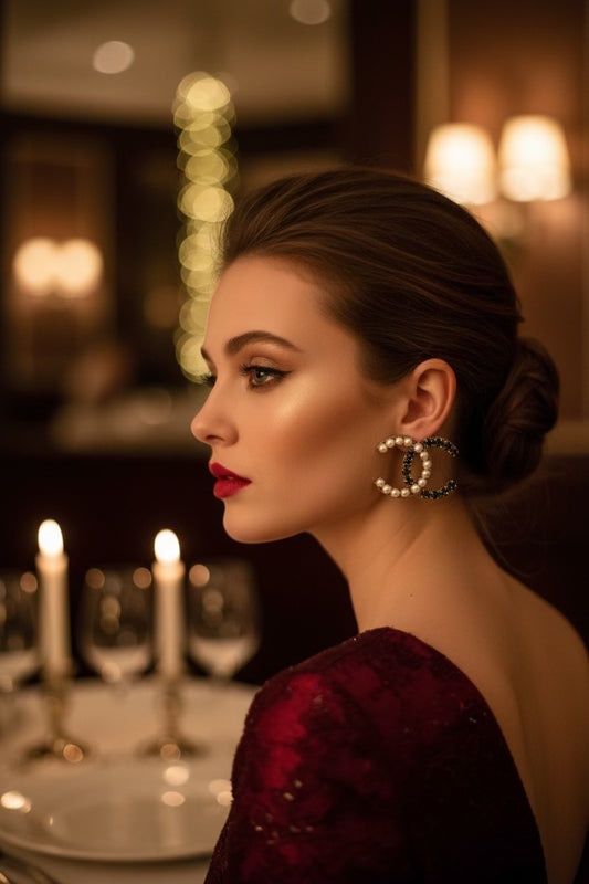  Pearl-Statement-studs-Earrings