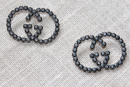 SILVER party STUDS EARRINGS