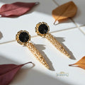 Black Party Drop Earrings