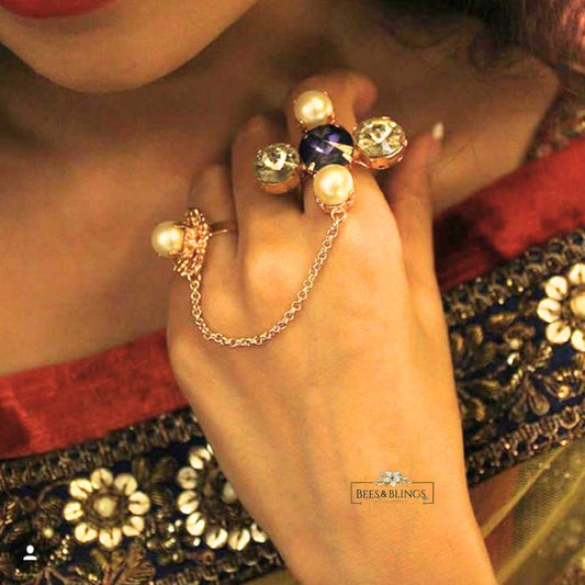 finger ring dual finger