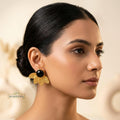 black-stud-earrings