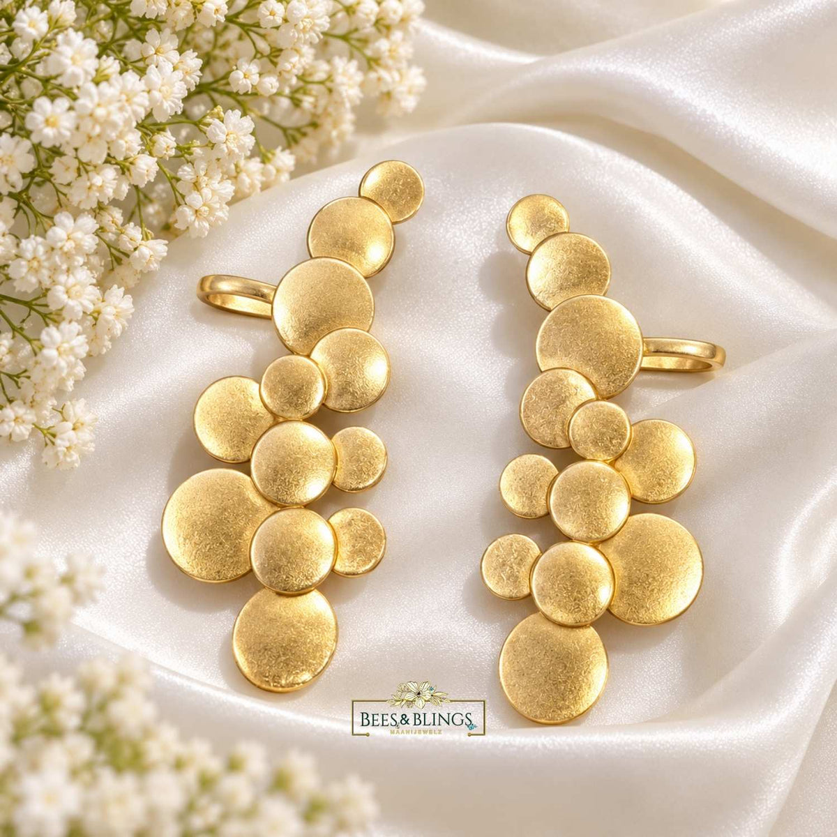 Gold-Plated Statement Ear Cuff