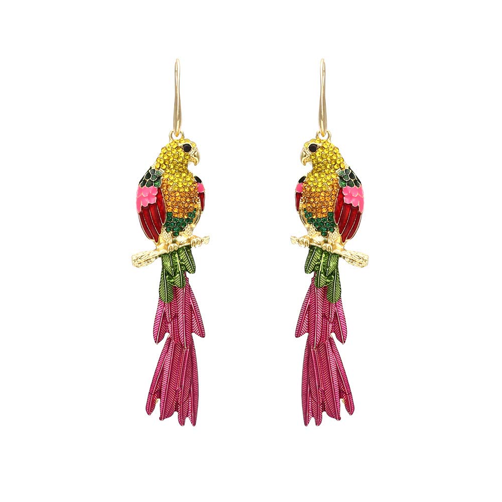 colourful_parrot_statement_earring