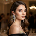 Handcrafted Crystal Beaded Earrings