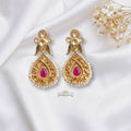 Mehroon Ethnic Earrings