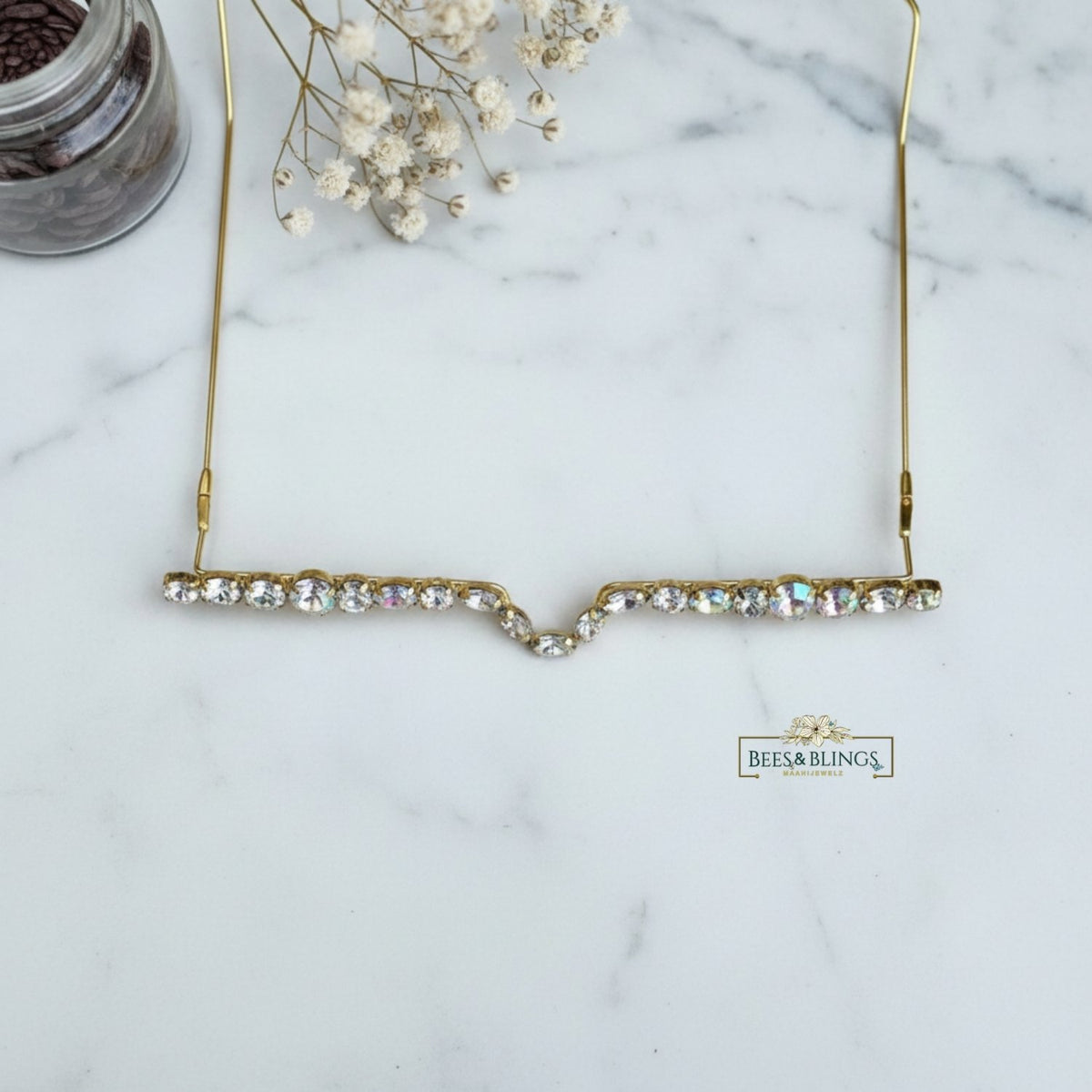 Luxury Crystal Facelets Statement Jewelry