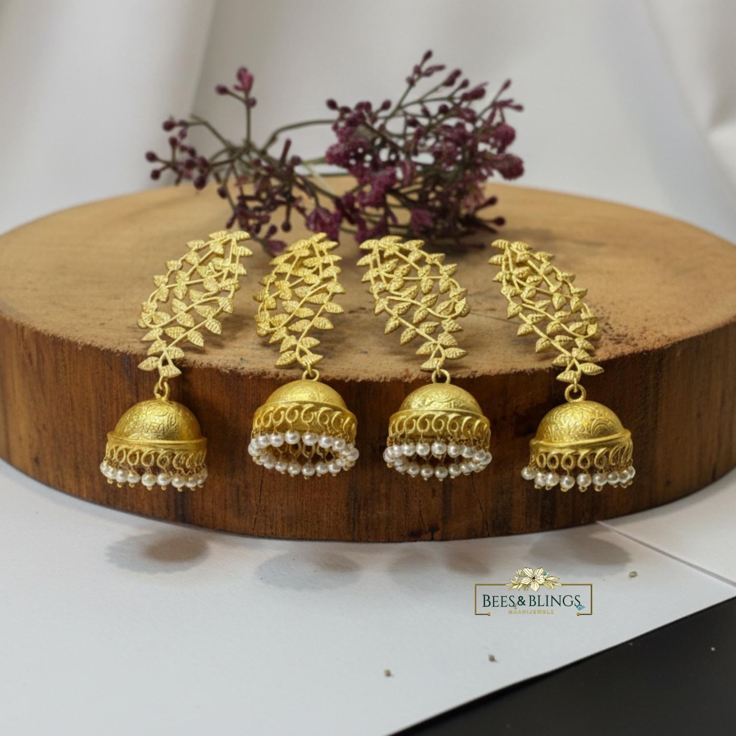 golden-festive-jhumkis