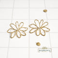 golden-floral-statement-studs