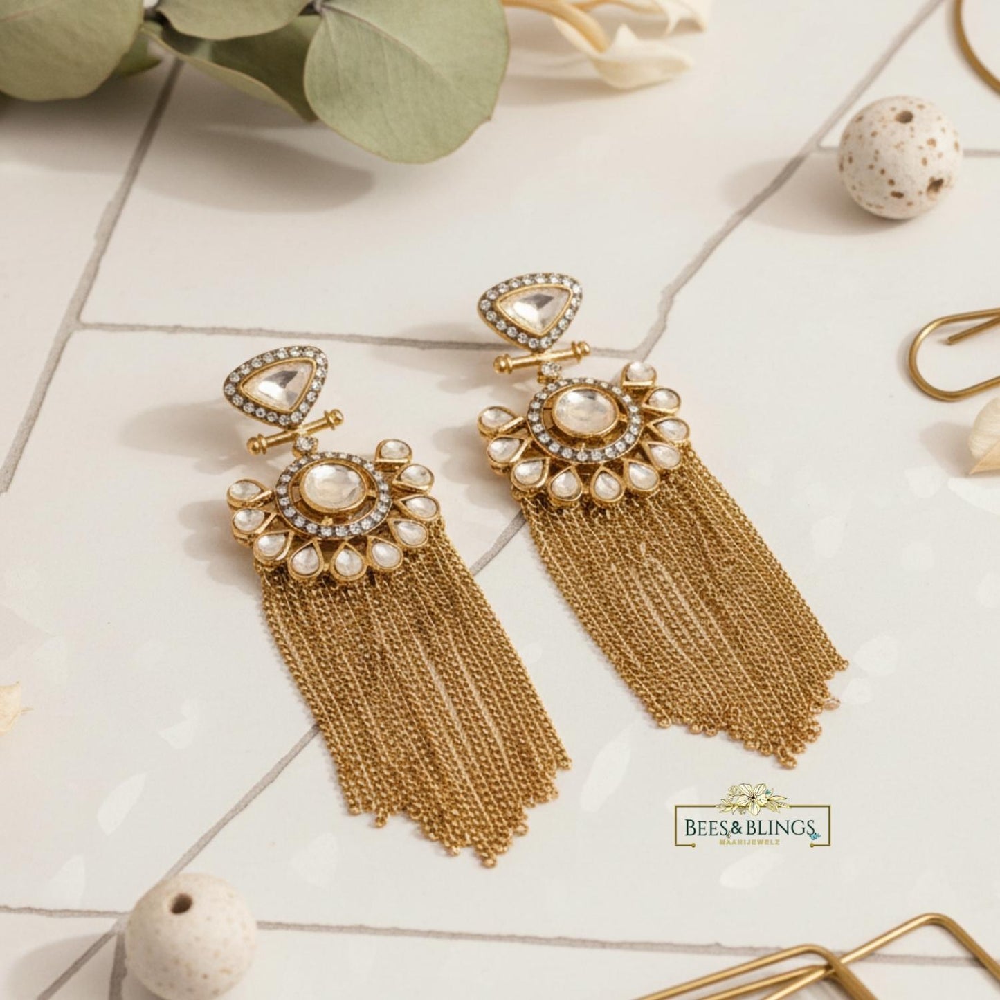 golden-kundan-tassel-earrings