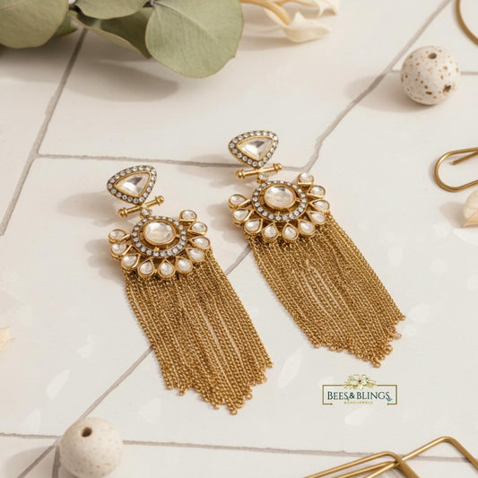golden-kundan-tassel-earrings